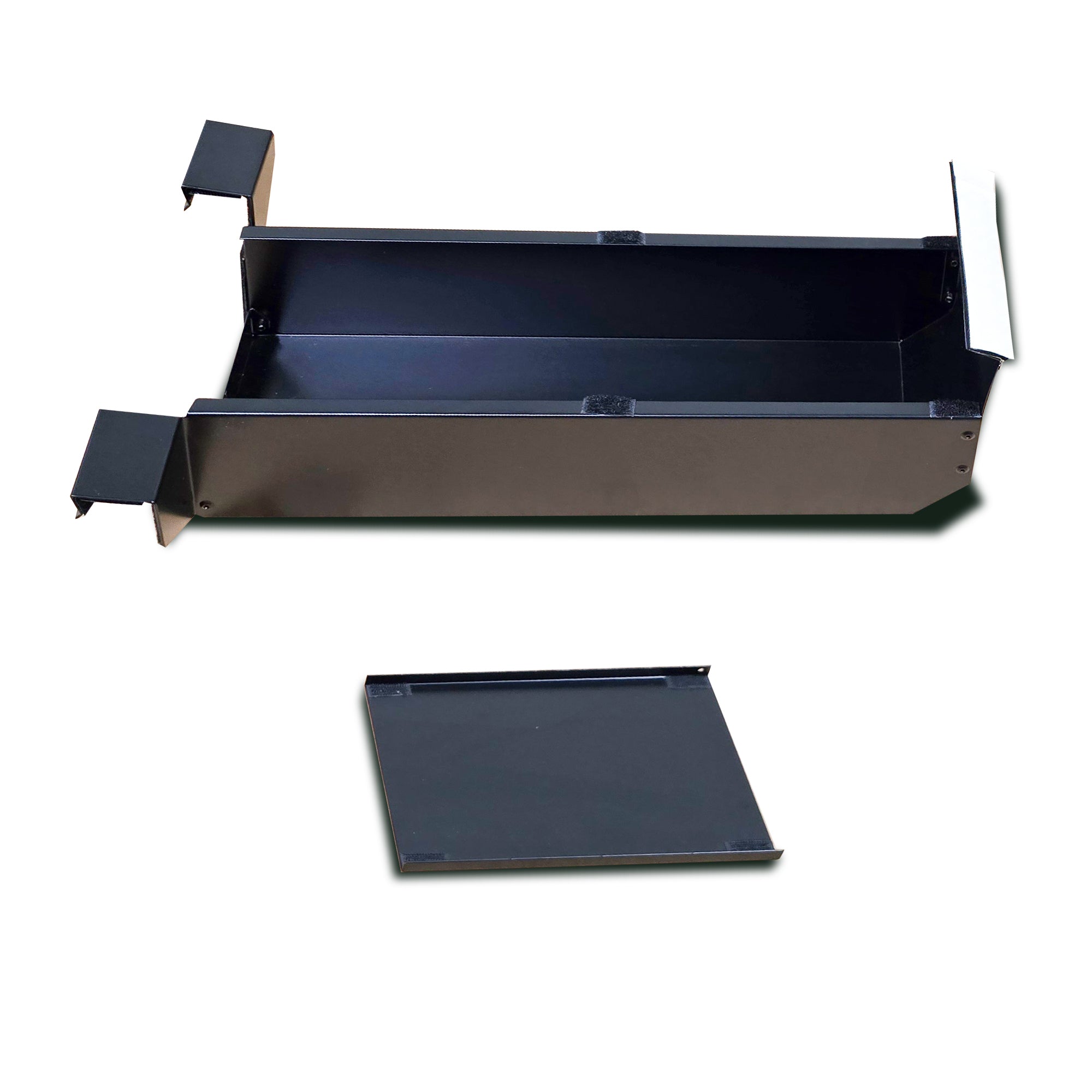 Perfect Chair Screw Cover Kit: Black metal protective cover components for reclining mechanism safety upgrade